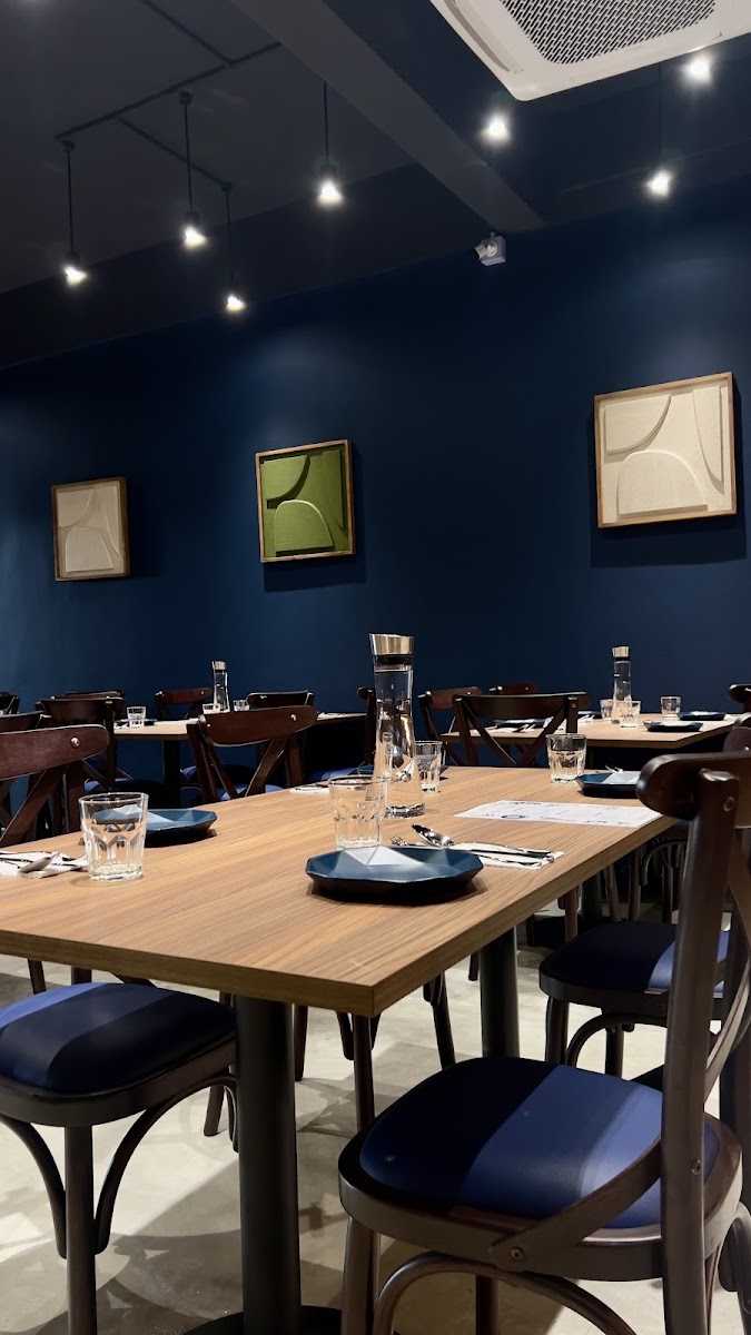 The dining room at S.A.J. Bistronomy
